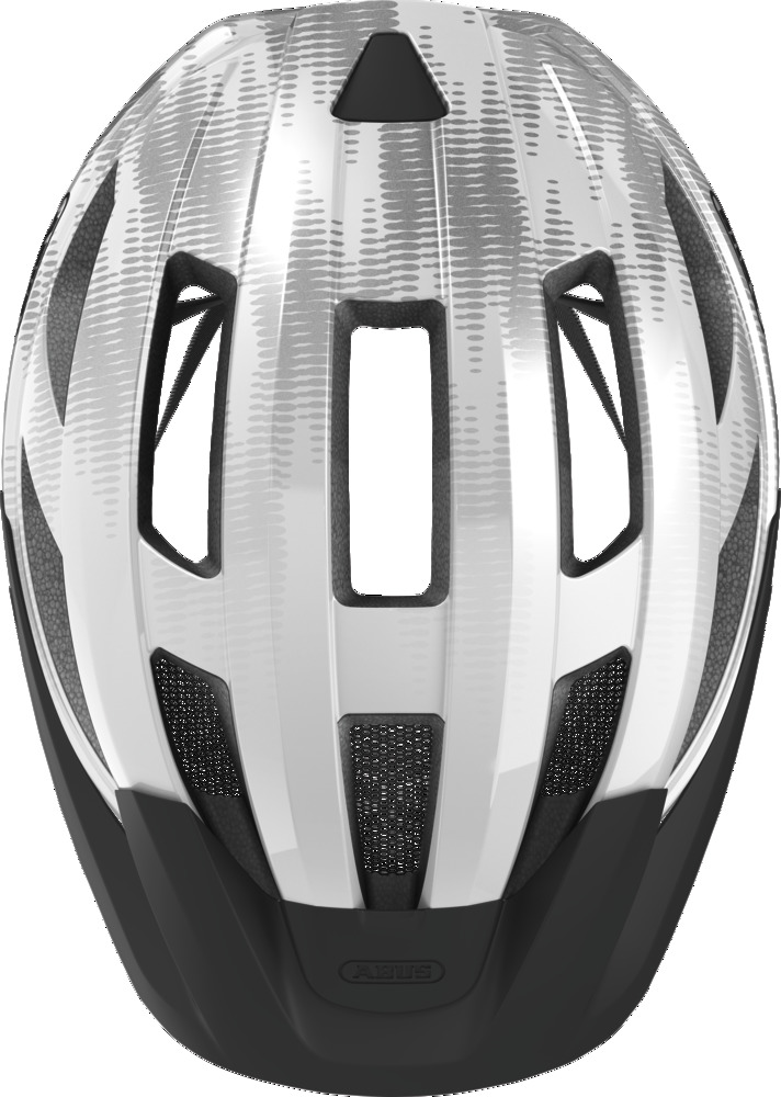 ABUS  Macator Helm white silver