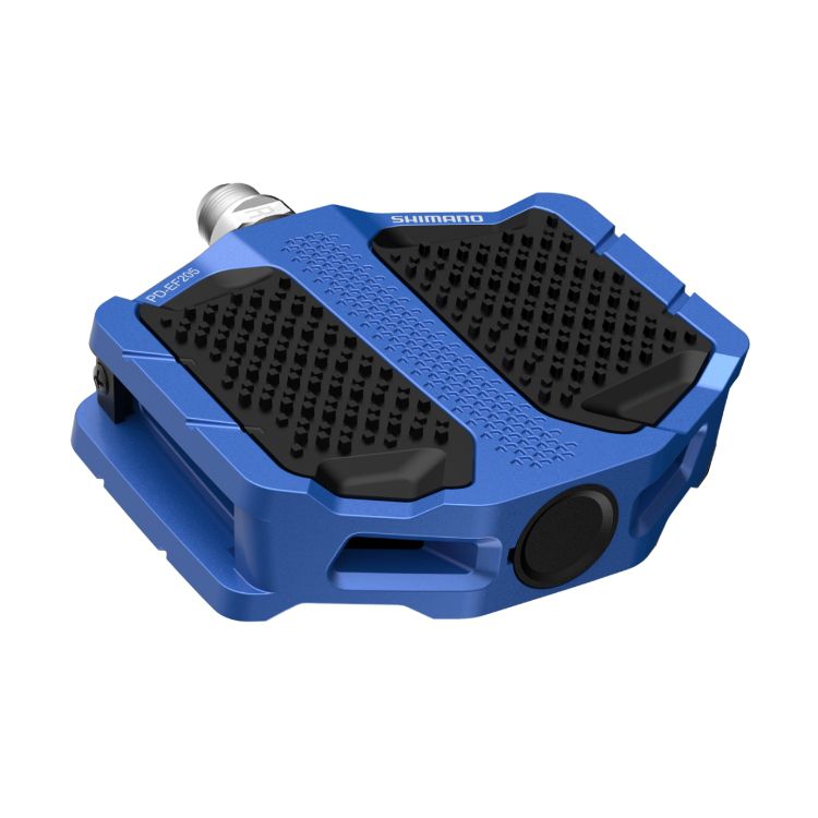 Shimano PD-EF205 Flat Pedal Plattform Pedale blau