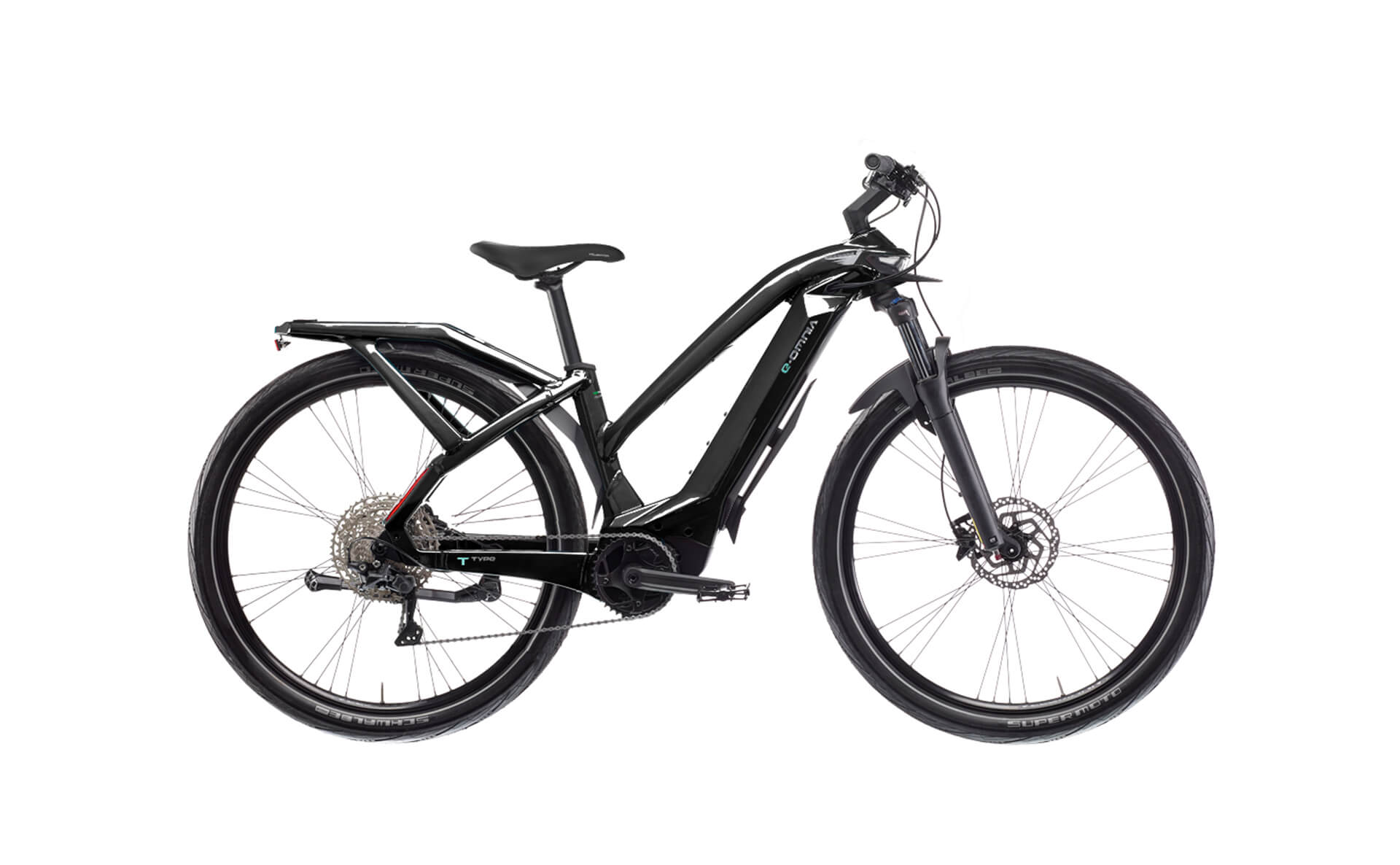 Bianchi E-Omnia T-Type Step-Through XT12 Bosch 625Wh Black Glossy