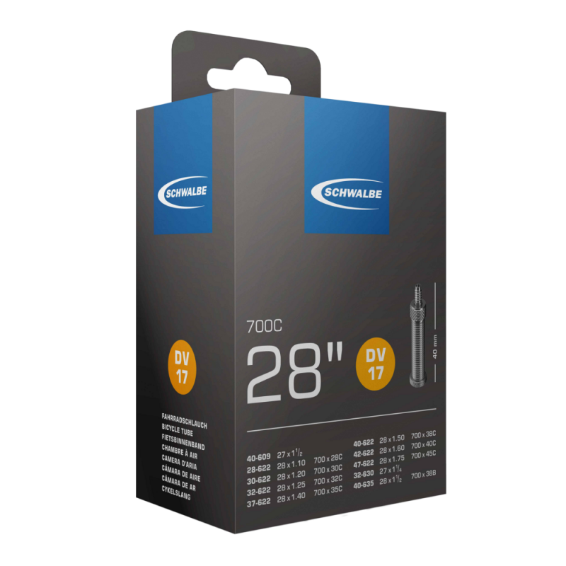 Schwalbe Schlauch Nr. 17 28x1.75" 28/47-622/635 DV 40mm 