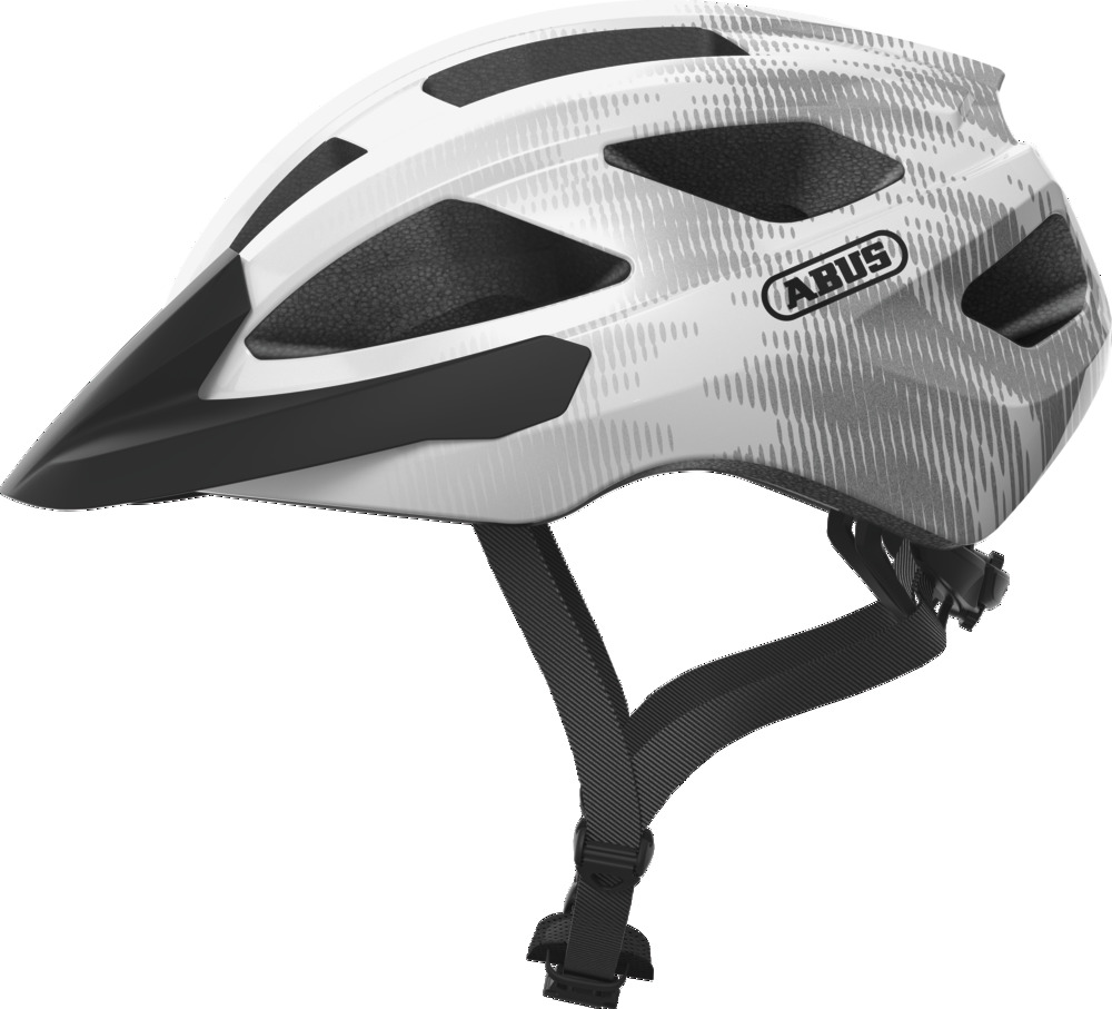 ABUS  Macator Helm white silver
