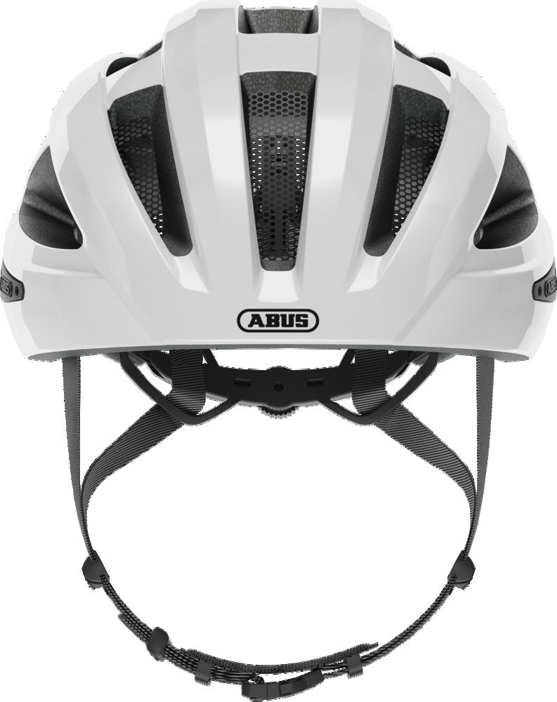 ABUS  Macator Helm white silver