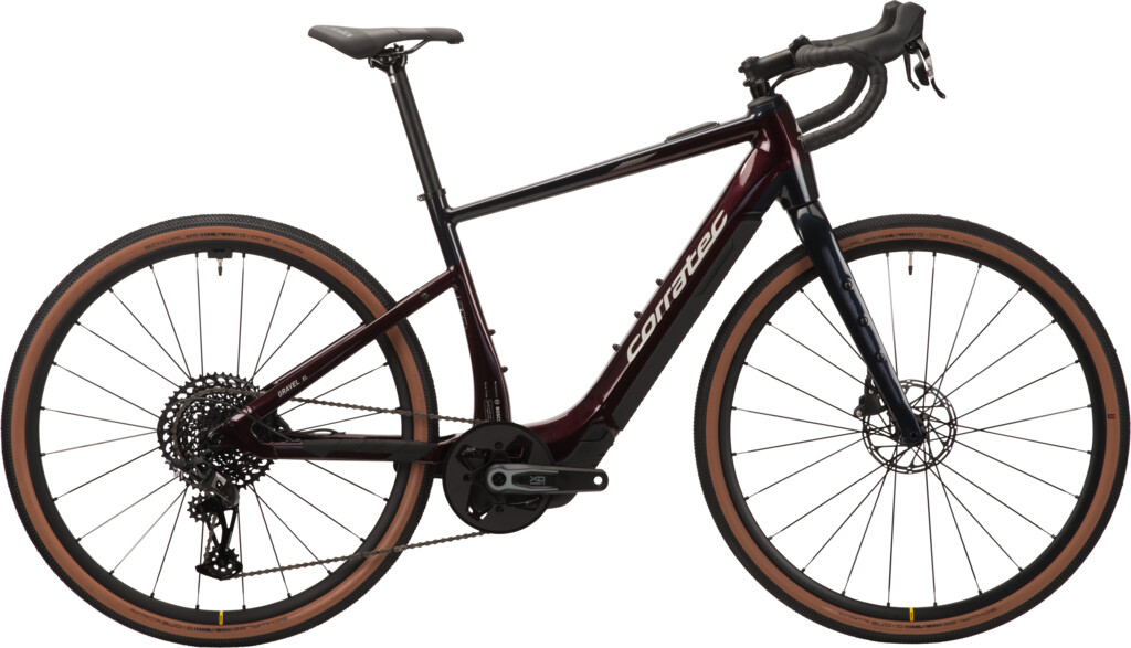 Corratec E-Gravel SX Dark Red/Dark Blue/Silver
