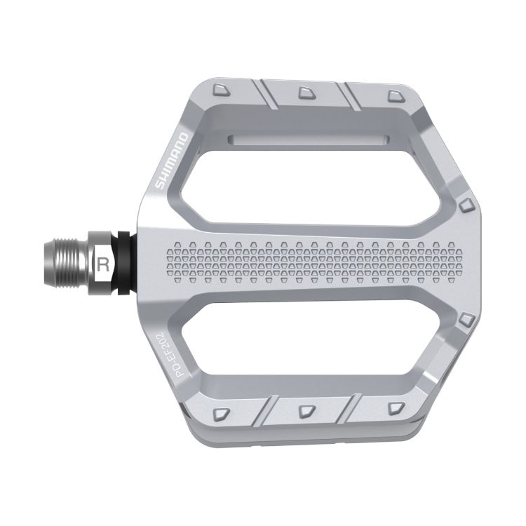 Shimano PD-EF202 Flat Pedal Plattform Pedale silber