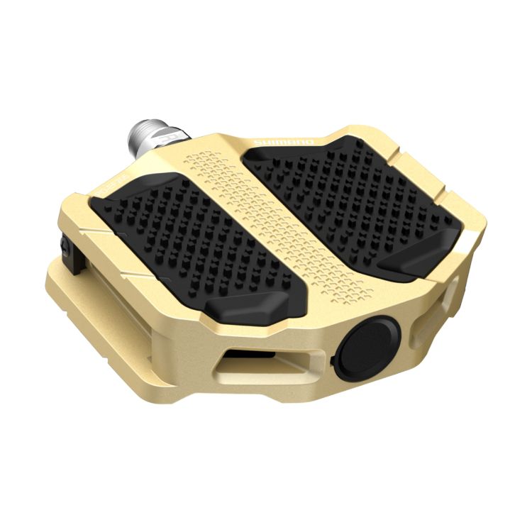 Shimano PD-EF205 Flat Pedal Plattform Pedale gold