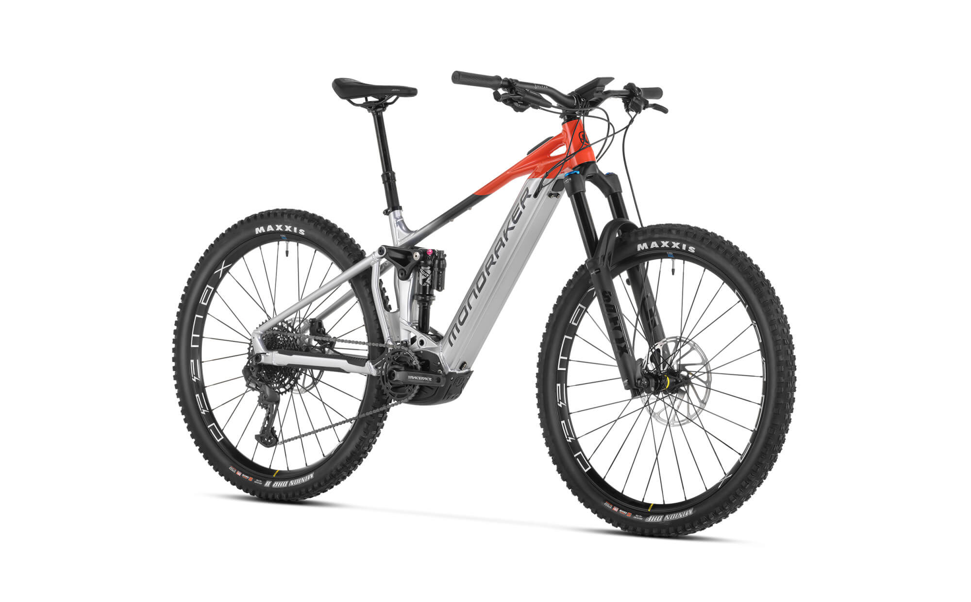 Mondraker Crafty R ED2 racing silver/flame red/vortex grey